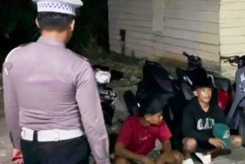 Puluhan Pemuda Diamankan Polsek Ketahun