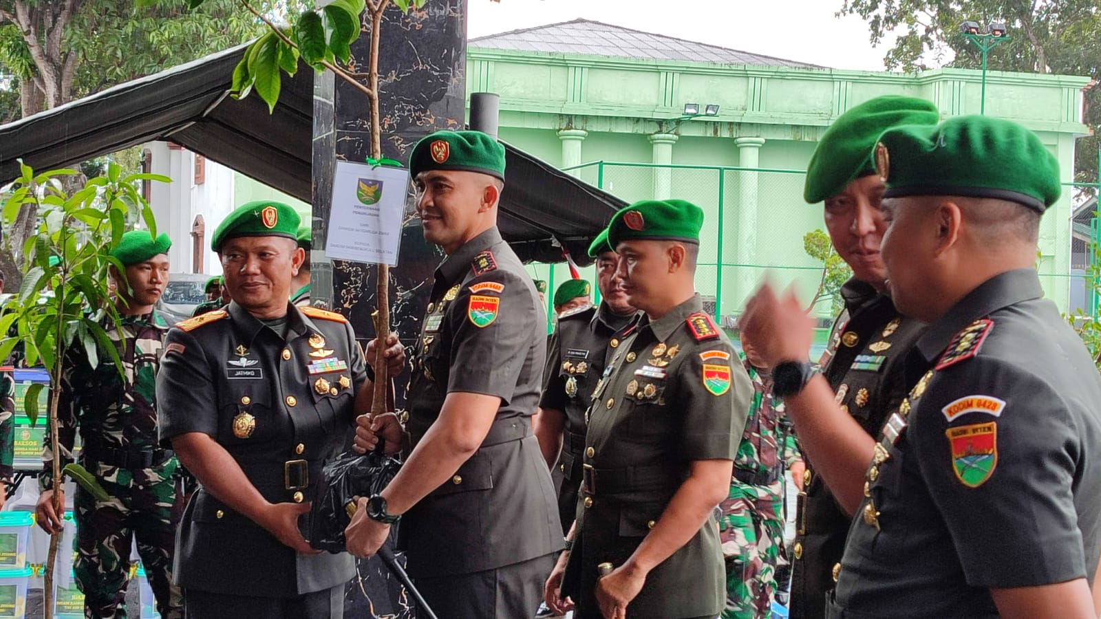 Korem 041/Gamas Peringati Hari Juang TNI AD Ke 80, Puluhan Ribu Pohon akan Ditanam