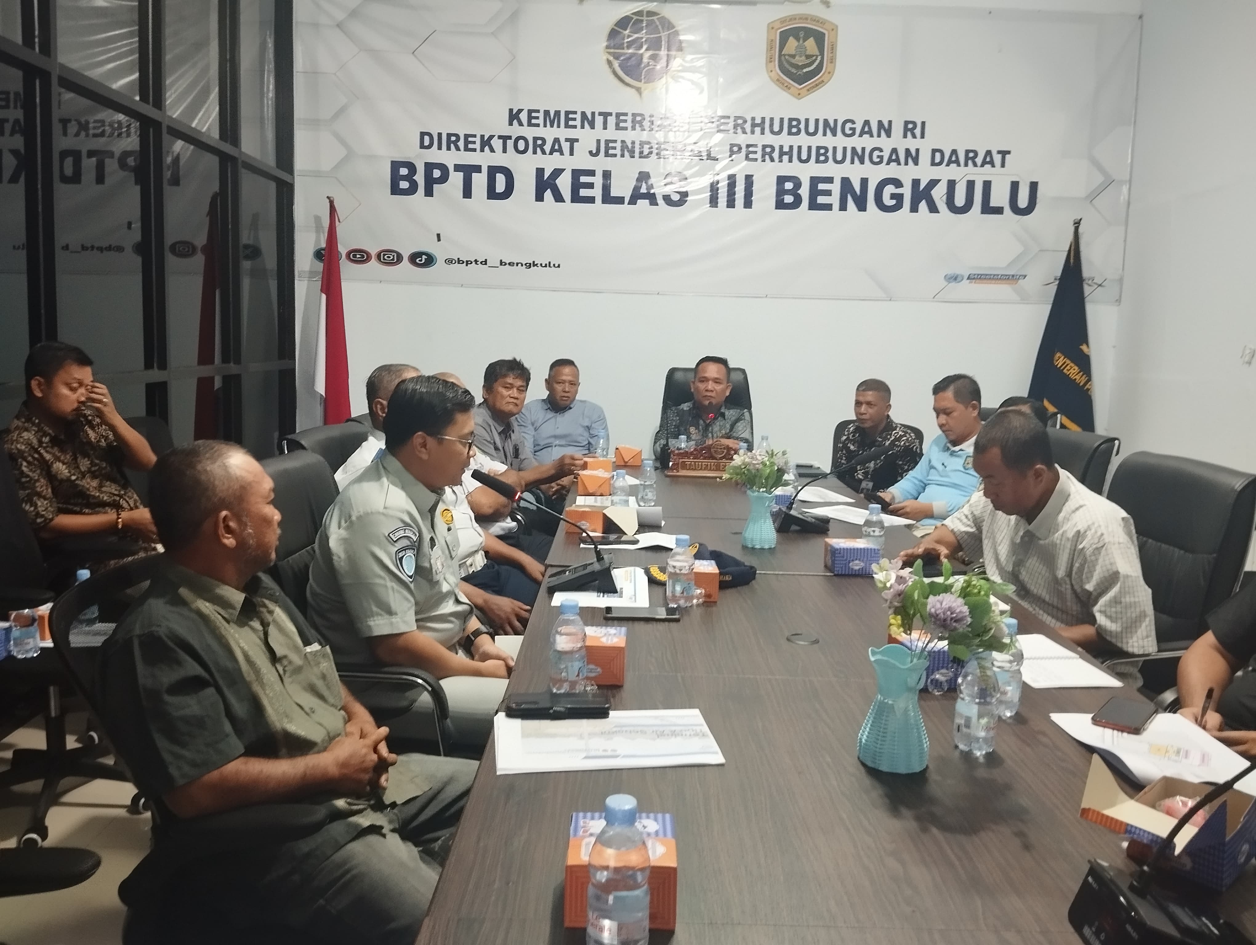 Rapat Teknis Persiapan Pengoperasian Terminal Tipe A Air Sebakul Bengkulu