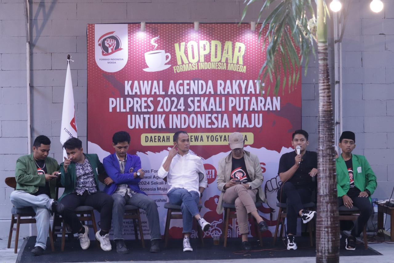 Kawal Agenda Rakyat: Pilpres 2024 Sekali Putaran untuk Indonesia Maju, Mahasiswa Yogyakarta Kopdar