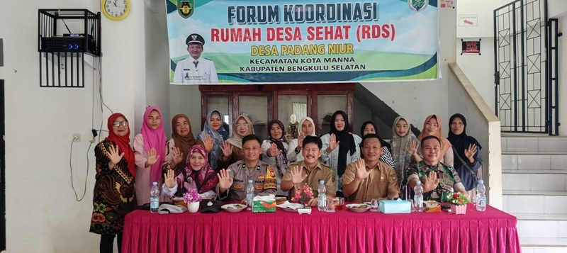 Pemdes Padang Niur  Gelar Forum  Rumah Desa Sehat, Minta Kader Berperan Aktif