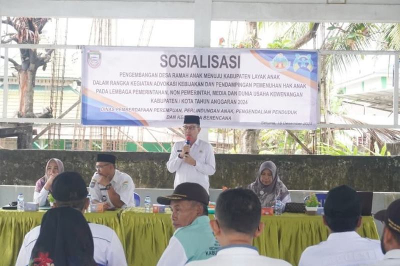 Seluruh Kades di Seluma Diminta Dukung Desa Ramah Anak