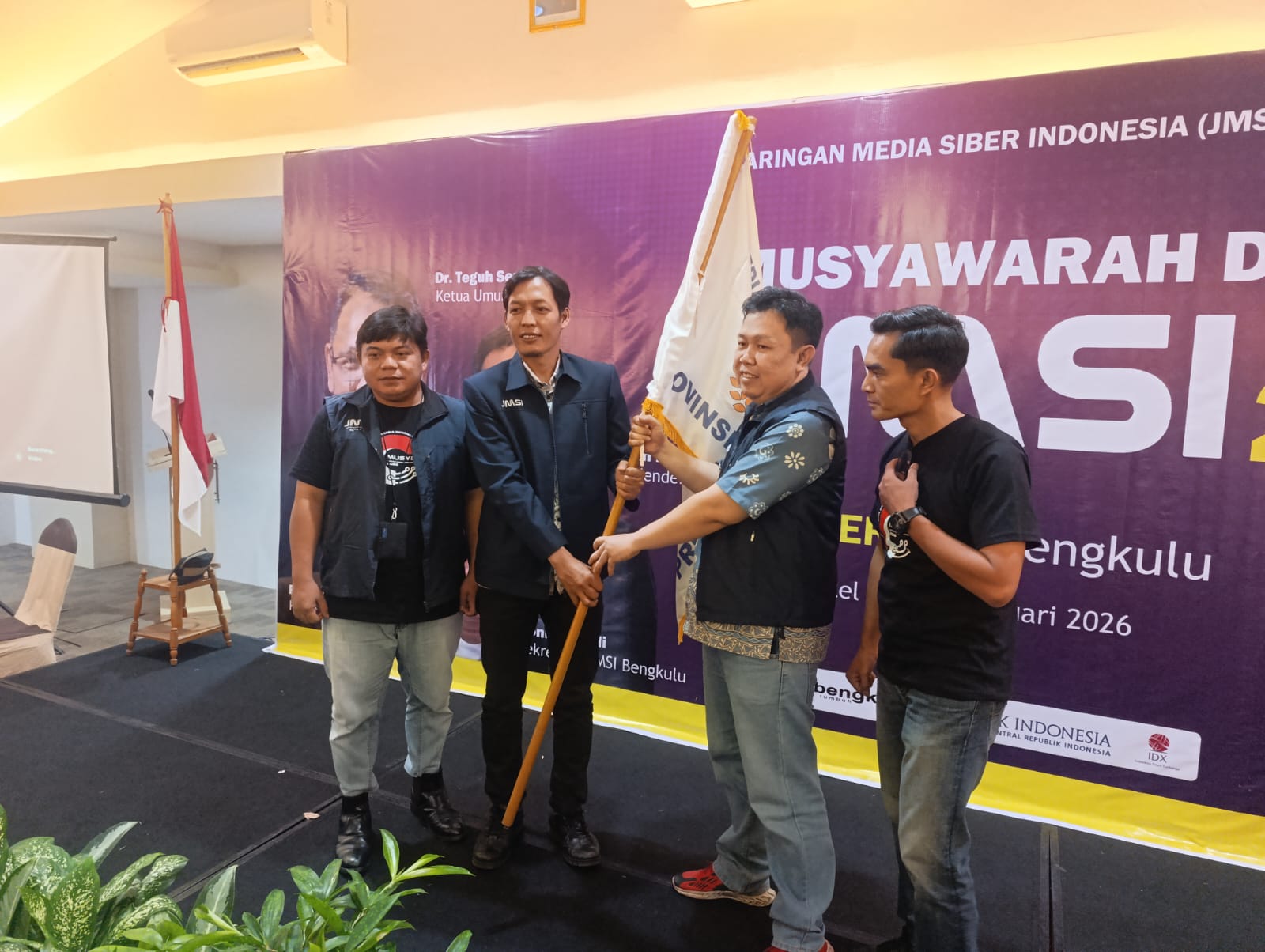 Dedy Hardiansyah Pimpin JMSI Bengkulu 2026–2031, Terpilih Aklamasi