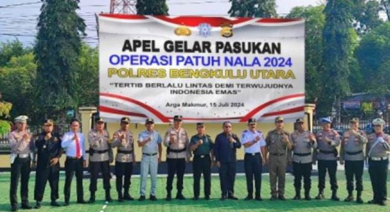 Operasi Patuh Nala 2024 Polres Bengkulu Utara Dimulai