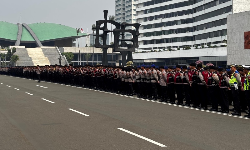  5.955 Personel Gabungan Dikerahkan Hadapi Demo Mahasiswa