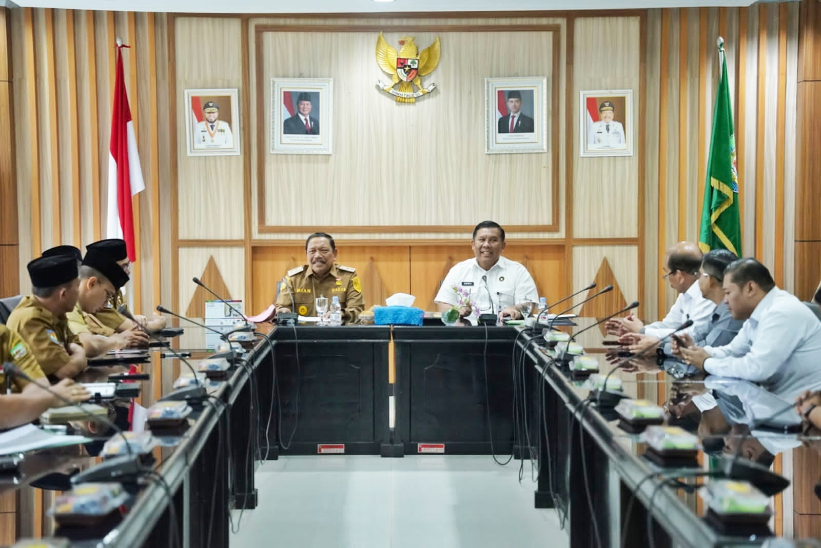 Pemprov Bengkulu Bahas Pendaftaran  Slogan Bumi Merah Putih dan Kesenian Dhol ke HKI