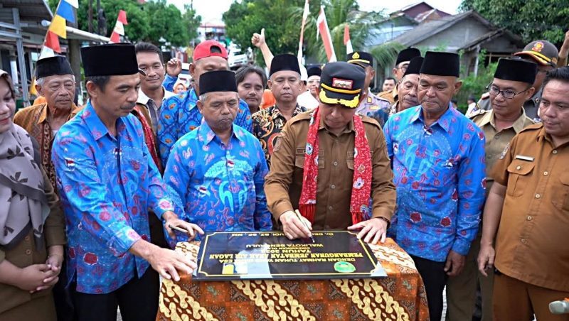 Alhamdulillah Tidak Banjir Lagi, Walikota Bengkulu Resmikan Jembatan  Anak Sungai Lagan 