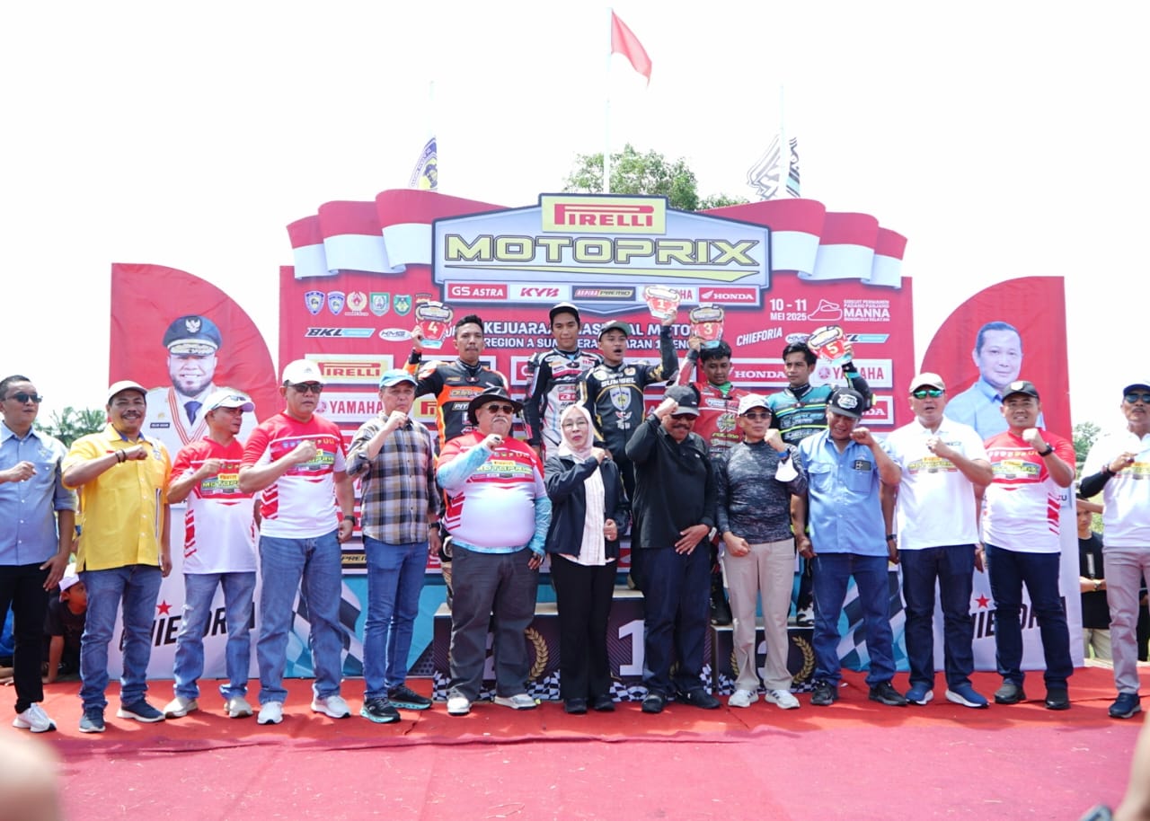 Kejurnas Motoprix Sumbagsel Dipusatkan di Bengkulu, Wagub Mian: Jaga Sportivitas Perebutkan Piala Presiden
