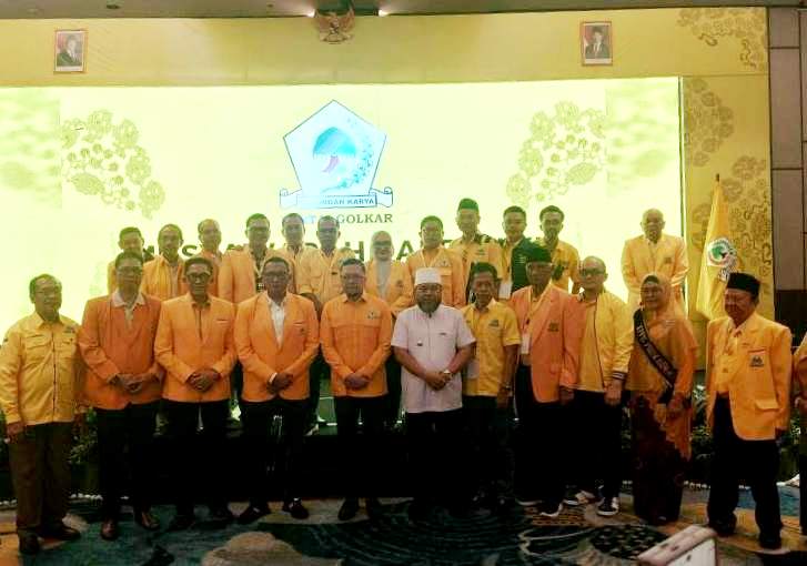 Semua Sepakat, Syamsulrachman Pimpin DPD Golkar Bengkulu