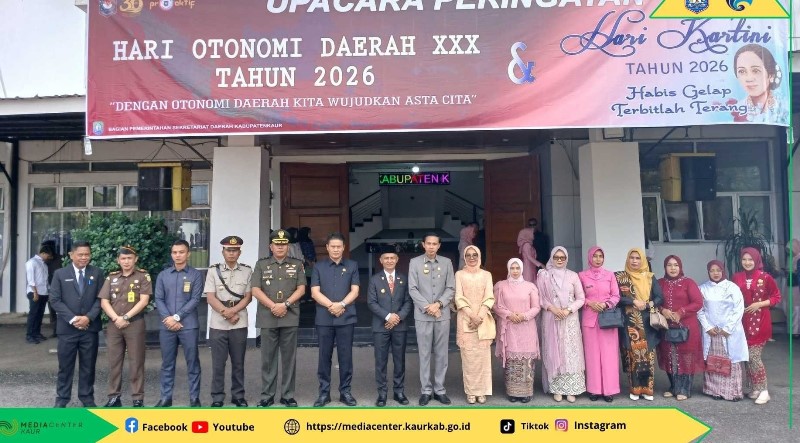 Pemkab Kaur Peringati Hari Otonomi Daerah  dan Hari Kartini 