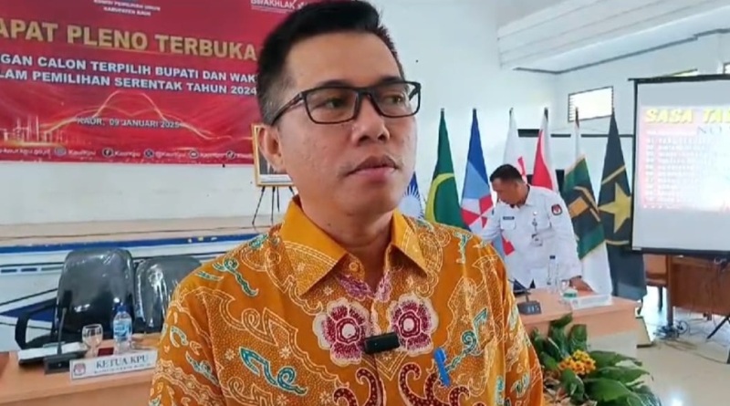 KPU Masih Menunggu Petunjuk Soal Pelantikan Bupati dan Wakil Bupati  Kabupaten Kaur Periode 2025-2030