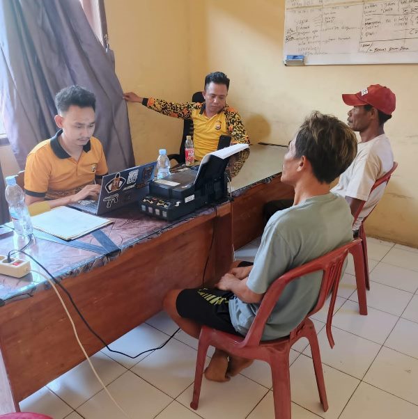 Warga Taba Kelintang Diamankan Polsek Batik Nau