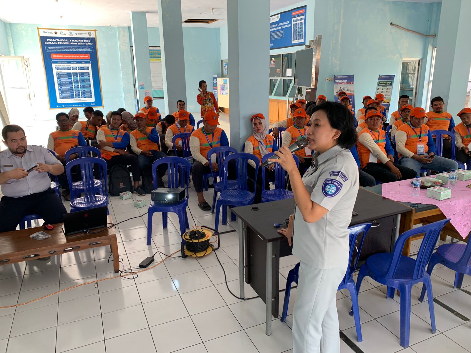 Jasa Raharja Sosialisasi Keselamatan Berlayar yang Diadakan oleh ASDP Indonesia Ferry Bengkulu