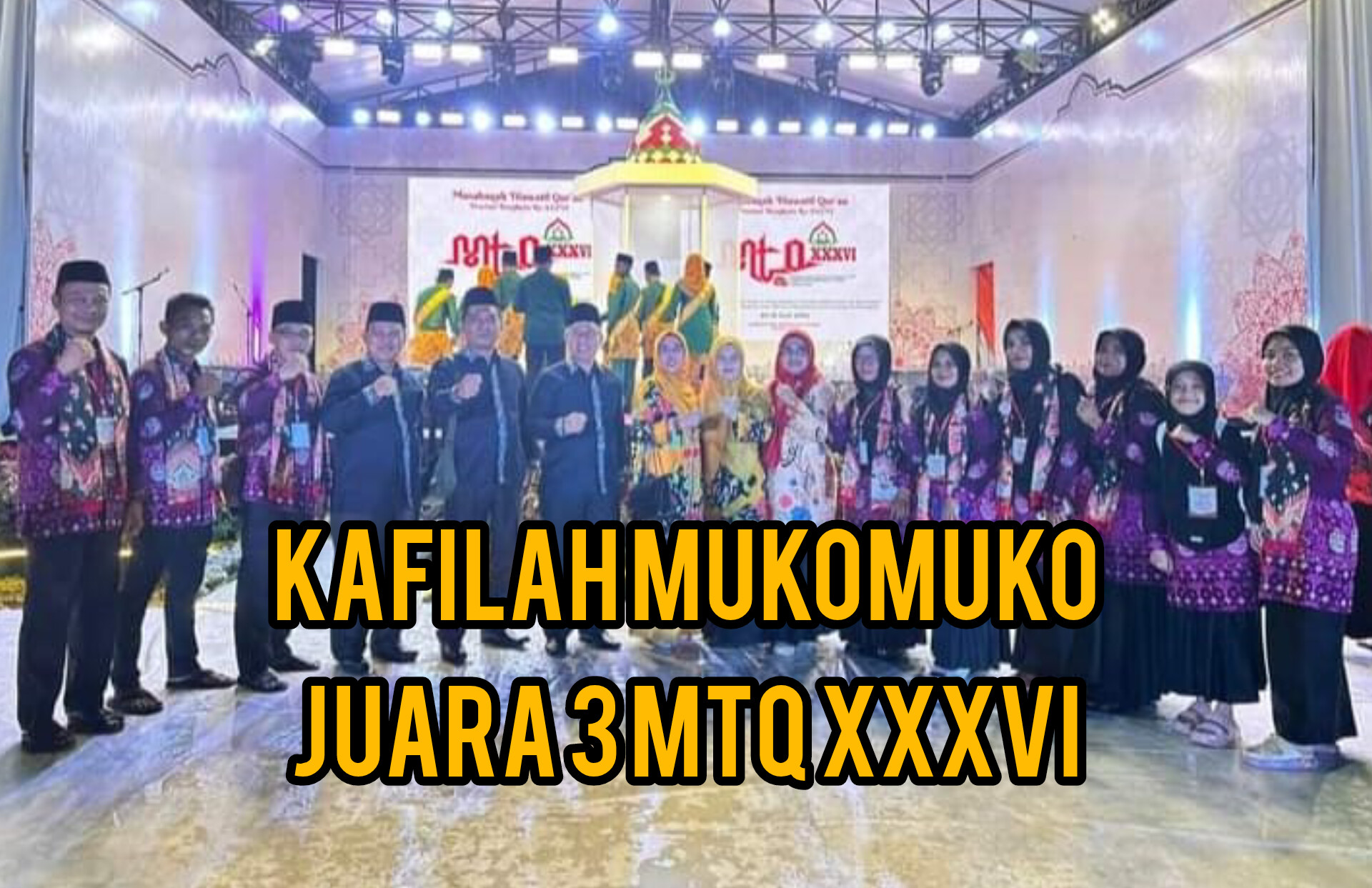  Reward Kafilah Mukomuko Direncanakan Studi ke Provinsi yang Banyak Melahirkan Qori dan Qoriah Internasional