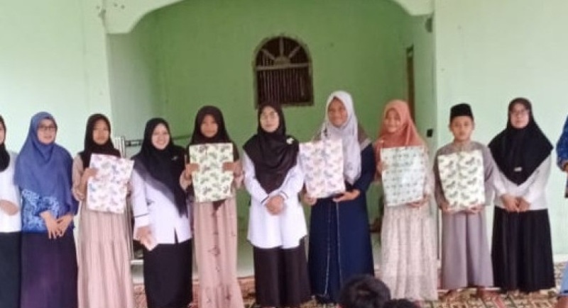 Penuh Khidmat, Peringatan Maulid Nabi Muhammad SAW di MTs Qaryatul Jihad Bengkulu Tengah