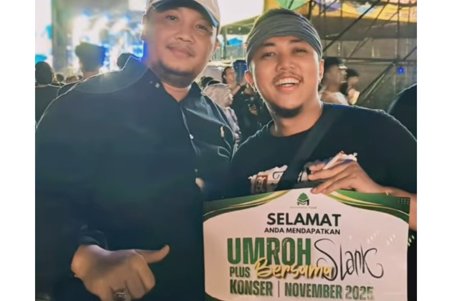 Wakil Walikota Bengkulu Terpilih Ronny Pebriyanto.L. Tobing Mendapatkan Hadiah Umroh bersama Slank