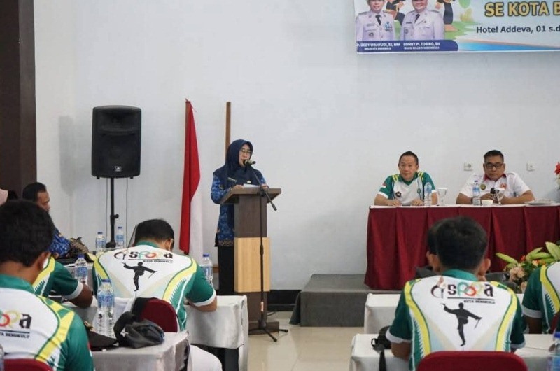 Staf Ahli Walikota Bengkulu Buka Pelatihan dan Upgrade Peraturan Cabang Olahraga Silat
