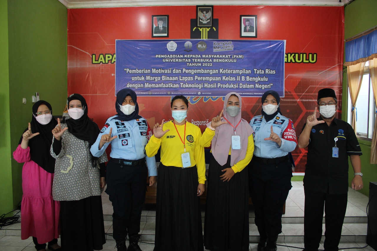  Universitas Terbuka Bengkulu Laksanakan Pengabdian Masyarakat di Lapas Perempuan Kelas IIB Bengkulu