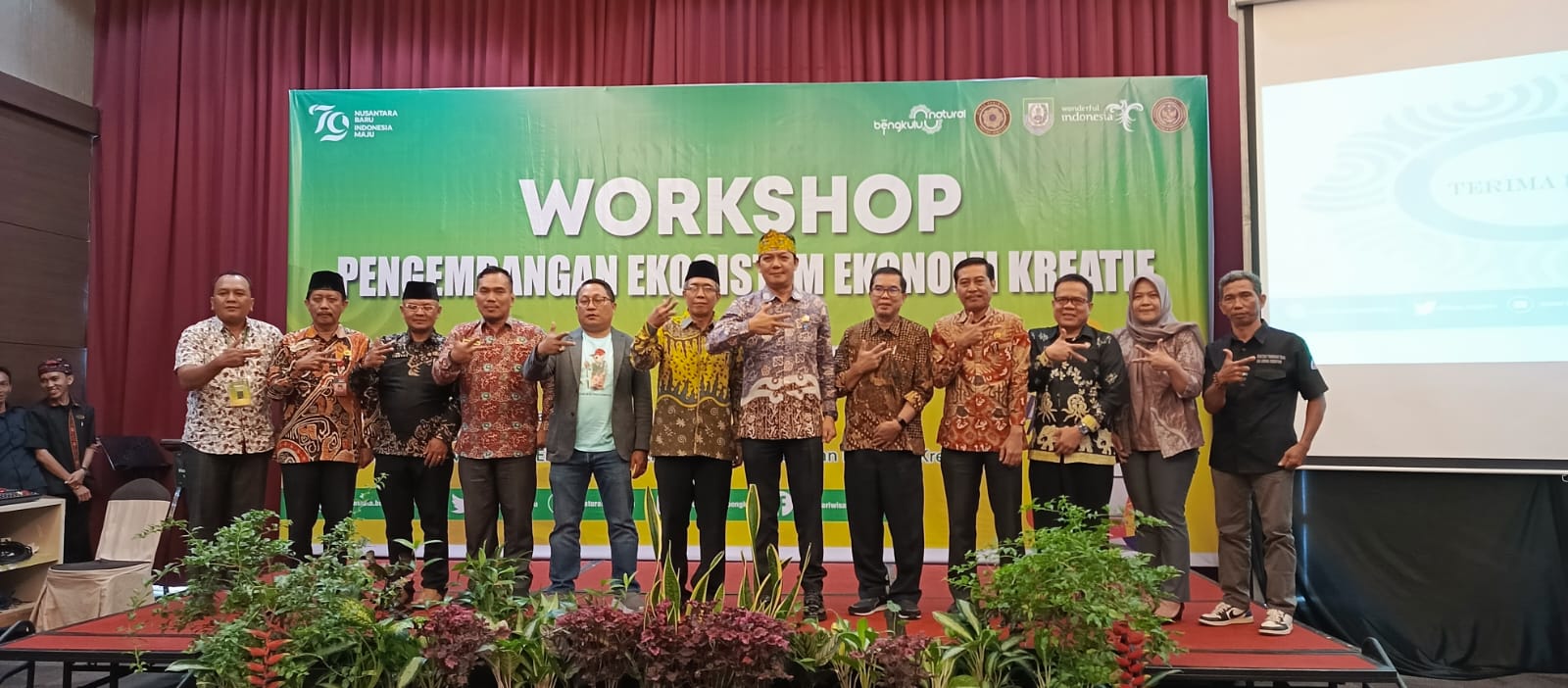 Workshop Pengembangan Ekosistem Ekonomi Kreatif di Bengkulu Menuju Kemajuan dan Keberlanjutan