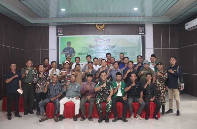 Coffee Morning, Dandim Ajak Ormas, LSM dan Wartawan  Satu Visi Misi Untuk Membangun Seluma