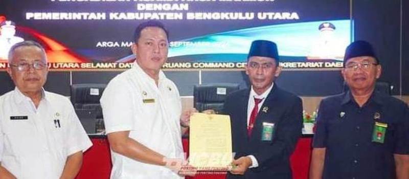  Bengkulu Utara dan Pengadilan Agama Arga Makmur Tandatangani  MoU Penerapan Aplikasi E-Mosi Caper