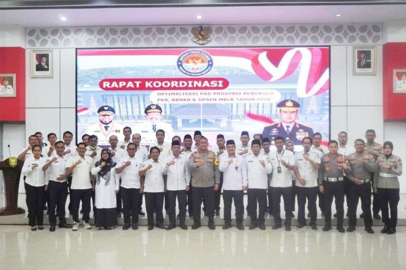 Pemprov dan Polda Bengkulu Fokus Optimalisasi Pendapatan Asli Daerah