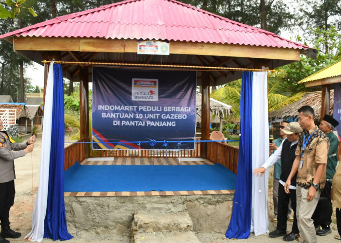 Kolaborasi Bareng Perbankan, Pantai Panjang Bakal Punya Banyak Gazebo Gratis
