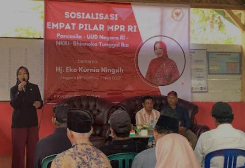 Anggota DPR RI Eko Kurnia Ningsih Sosialisasikan Empat Pilar MPR RI di Bengkulu Utara 