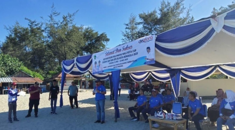 Jaga Sportivitas, 83 Tim  Bola Voli Pantai Perebutkan Juara Turnamen Walikota Cup