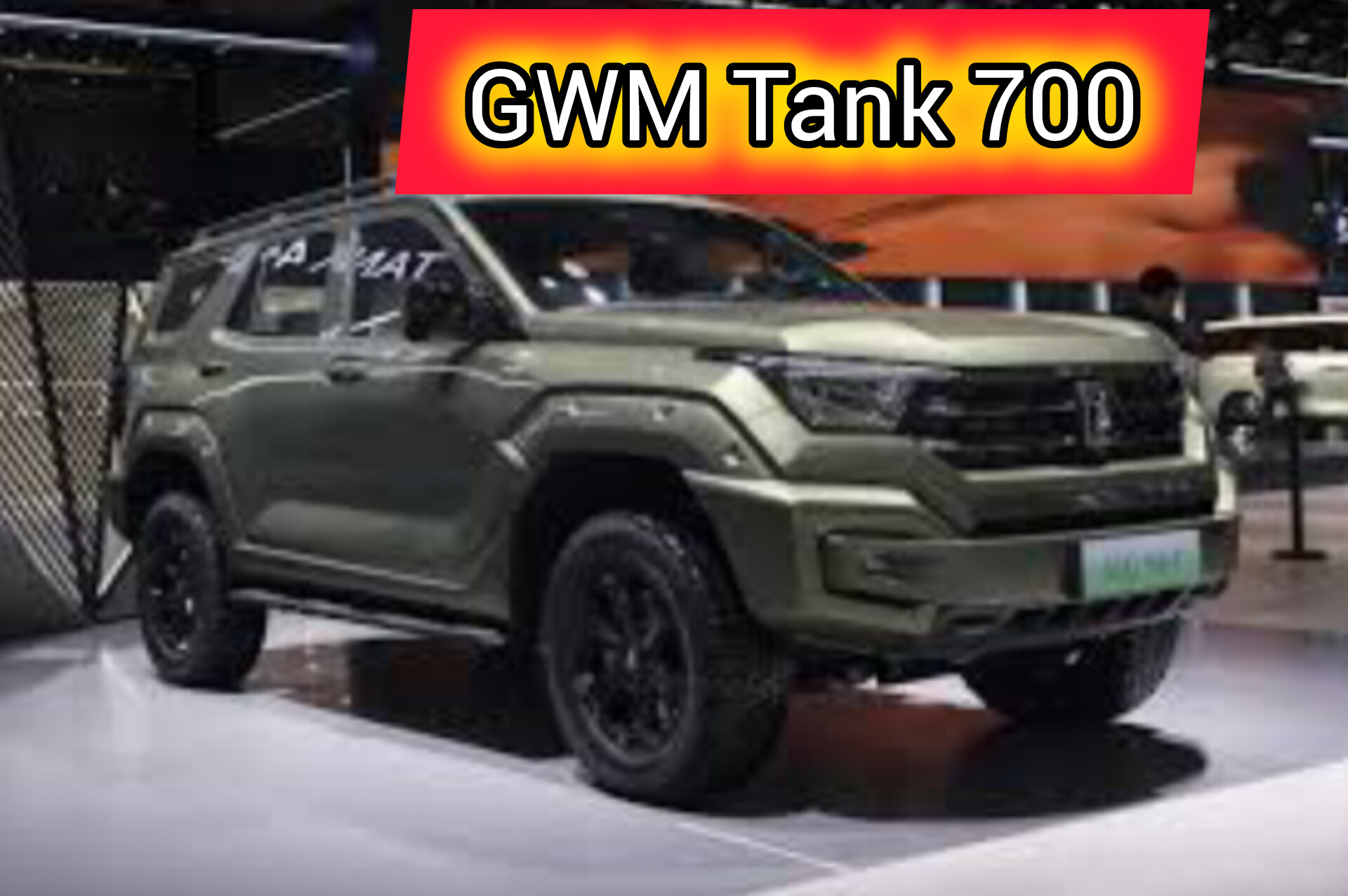 GWM Tank 700 Tangguh Asal China Siap Saingi Toyota Land Cruiser di Indonesia