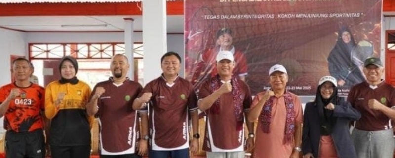 Liga Tenis Ketua Pengadilan Tinggi Agama se Provinsi Bengkulu Digelar di  Arga Makmur 