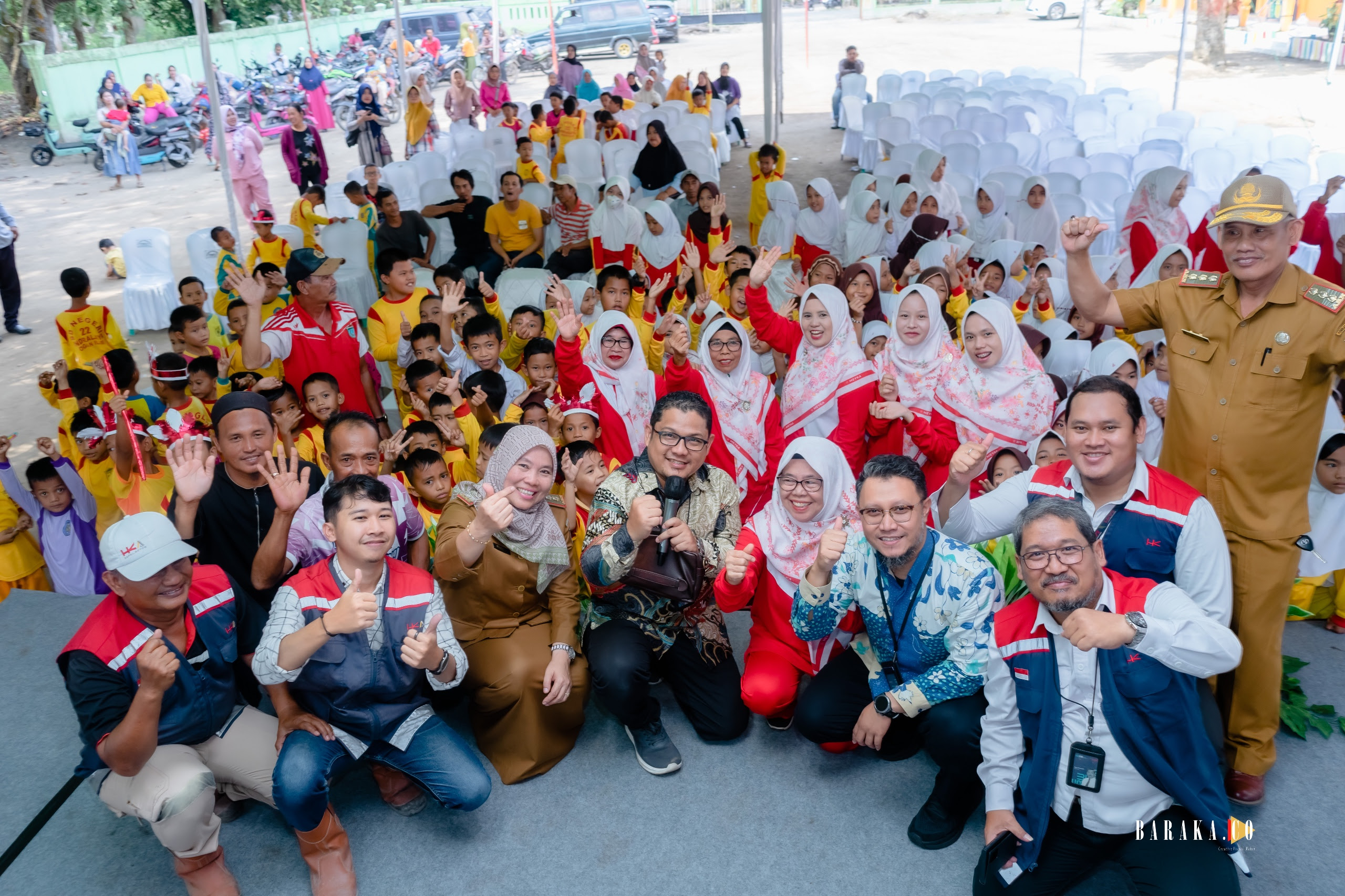 Optimalkan Program Tanggung Jawab Sosial & Lingkungan, HKA Olah Limbah Pembuatan Hotmix untuk Pavingisasi 