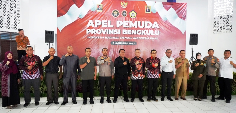 Hasil Survei Lemhanas, Bengkulu Aman Tapi Tetap Harus Waspada, FKPT Gelar Apel Pemuda Provinsi Bengkulu