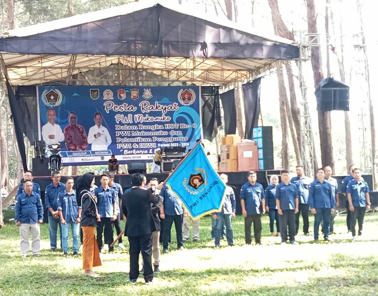 Usai Dilantik PWI Mukomuko Siap Berkarya dan Bersinergi Mendukung Pembangunan Kabupaten Mukomuko 