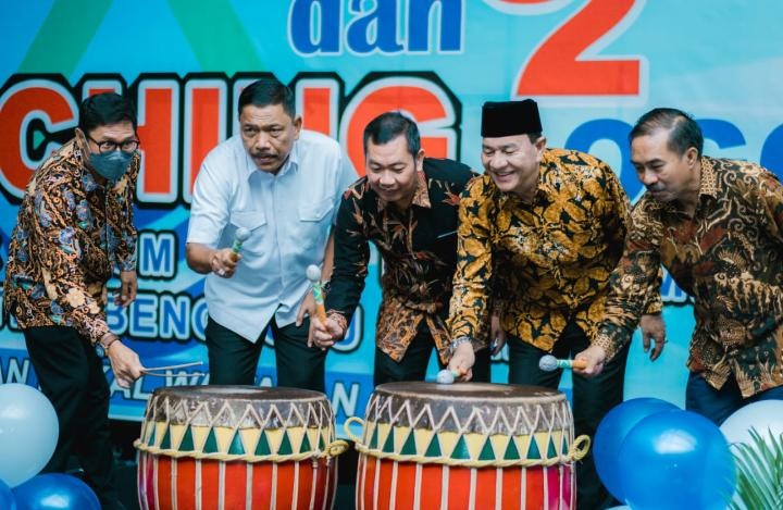 Bupati Mian Resmikan Logo Baru  Perumda Tirta Ratu Samban