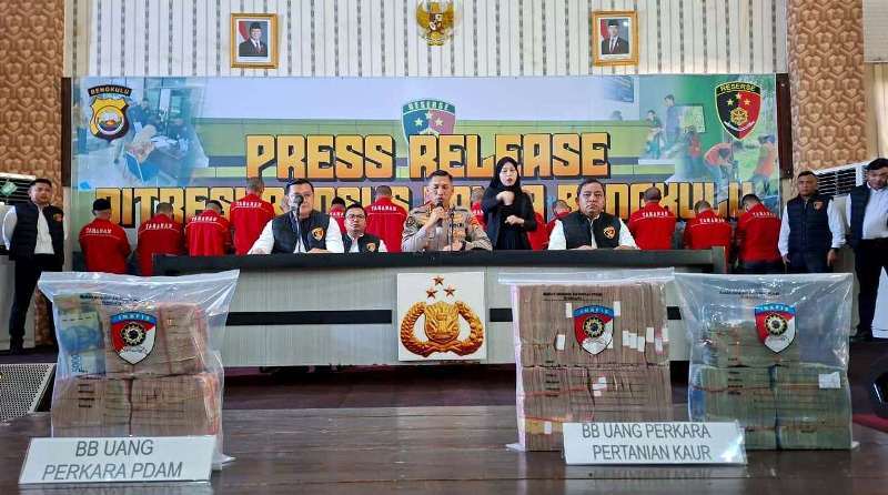 Polda Bengkulu Telusuri Aliran Dana Rp 2 Miliar Kasus Penerimaan PHL Tirta Hidayah