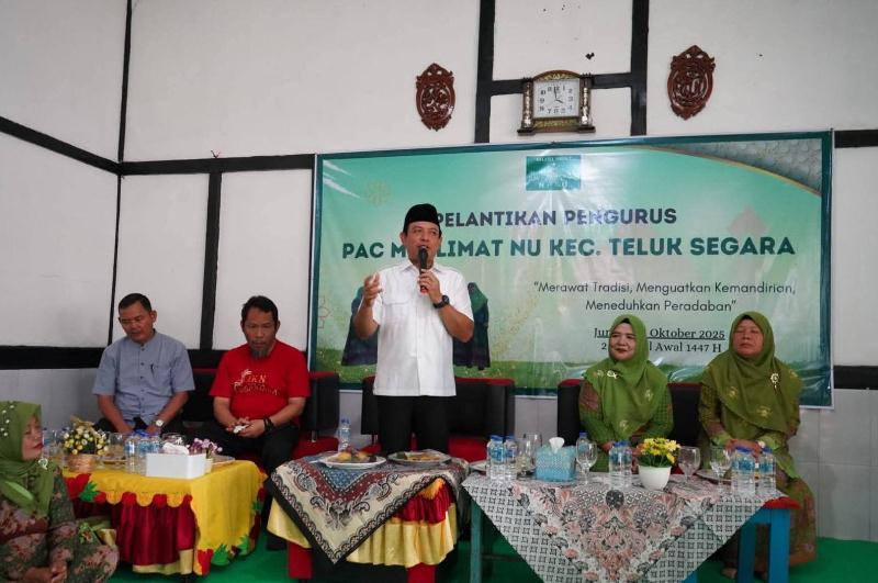 Walikota Bengkulu Hadiri Pelantikan PAC Muslimat NU Kecamatan Teluk Segara