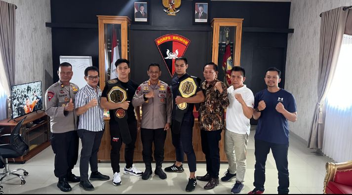Dansat Brimob Polda Bengkulu Dukung Penuh Duo Deni Tampil di Ajang Internasional
