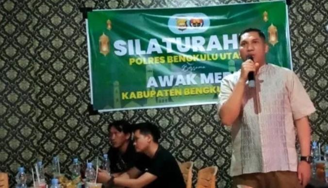 Polres Bengkulu Utara Terus Eratkan Tali Silaturahmi Bersama Awak Media