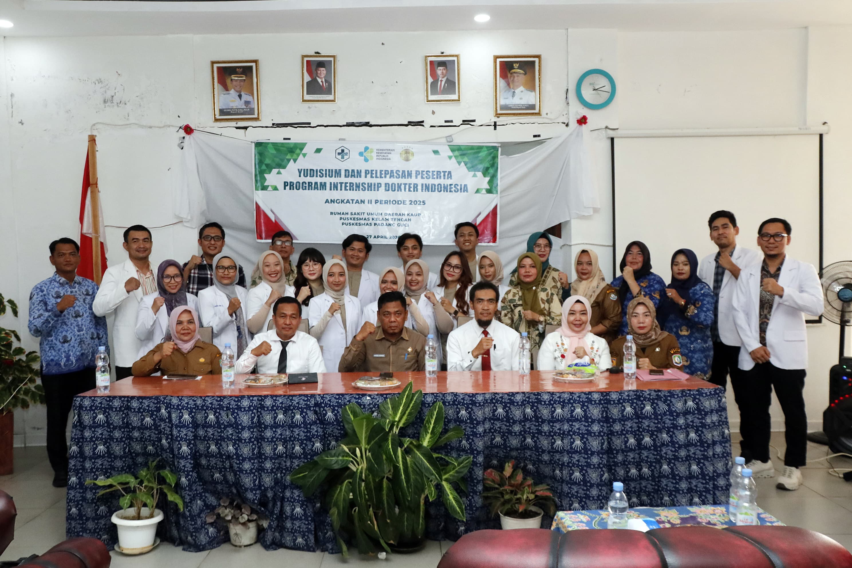 10 Dokter Internship Tuntaskan Pengabdian di Kabupaten Kaur
