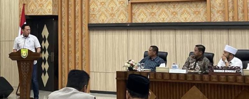 Pemda  Bengkulu Utara Hadiri Rakor Penanganan Dampak Pendangkalan Alur Pulau Baai