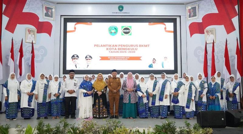Penjabat  Sekda Kota Bengkulu Hadiri Pelantikan Pengurus Badan Kontak Majelis Taklim 