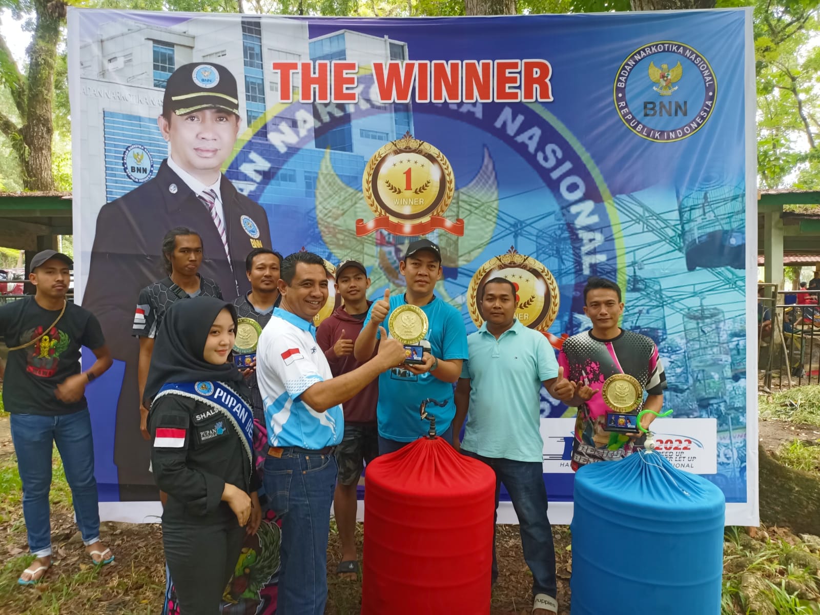 Ratusan Peserta Lomba Burung Perebutkan Juara BNNK Bengkulu Cup