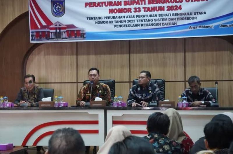 BKAD  Bengkulu Utara   Sosialisasikan Sistem dan Prosedur Pengelolaan Keuangan  Daerah