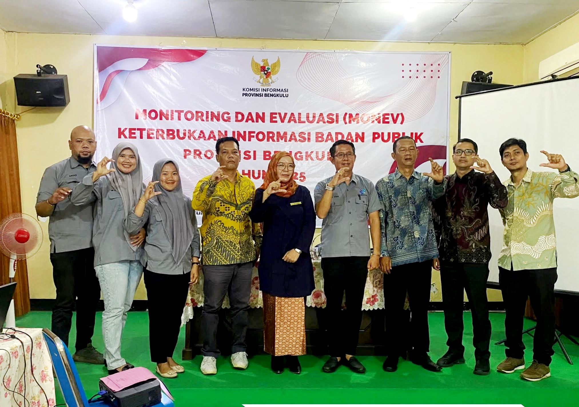 Diskominfo BS Ikut Monev Keterbukaan Informasi Badan Publik Provinsi Bengkulu