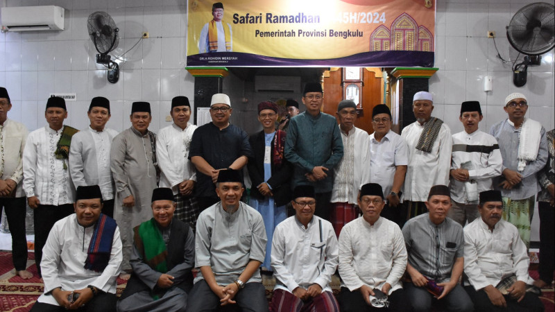 Safari Ramadan Tahun 2024 Kemenag Provinsi dan Pemprov Bengkulu Berakhir di Masjid Fadhul Azim