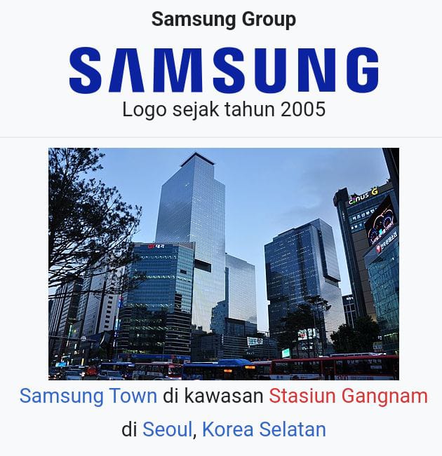 Perusahaan Samsung Dulunya Bisnis Jual Ikan Kering, Mie dan Buah, Sekarang Sukses Dibidang Teknologi