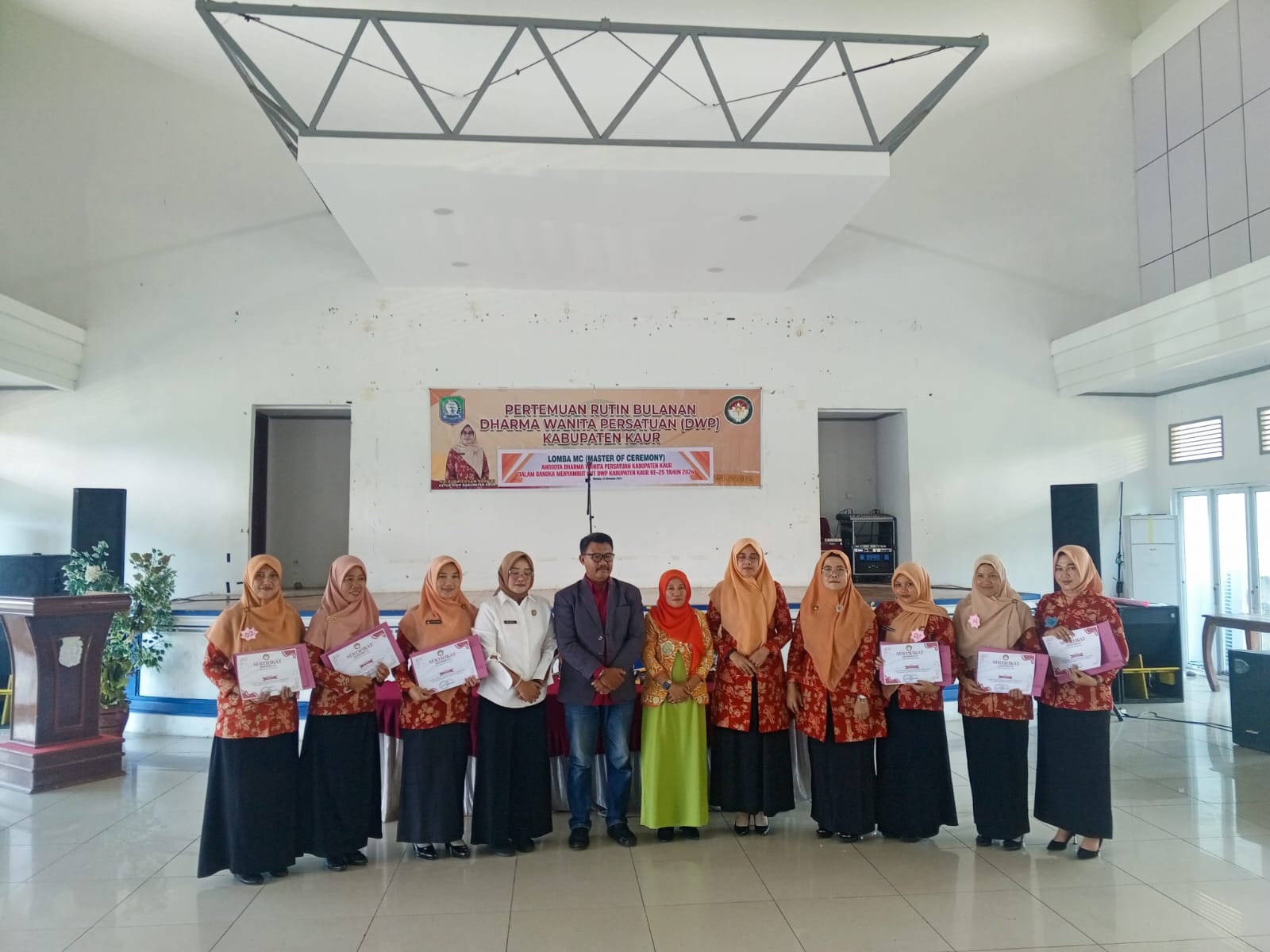 HUT ke-25, DWP Kabupaten Kaur Menggelar Lomba Master of Ceremony