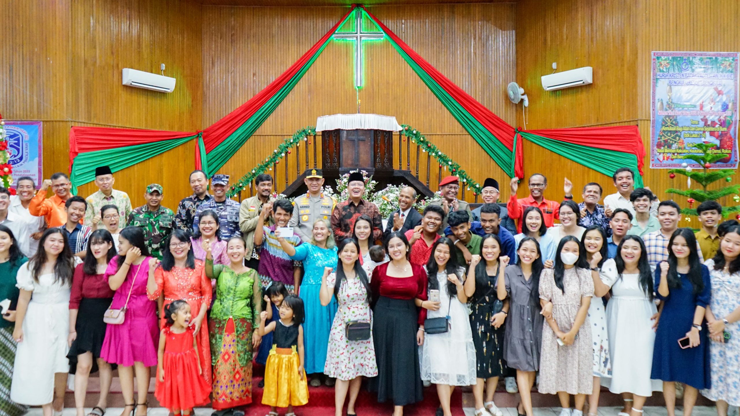 Update Informasi Perayaan Misa Natal di Gereja Katolik Santo Yohanes Provinsi Bengkulu Aman dan Damai