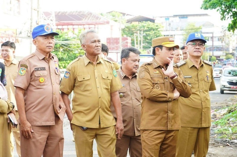 Walikota Bengkulu Tegur Pedagang di  Pasar Minggu, Ini Masalahnya